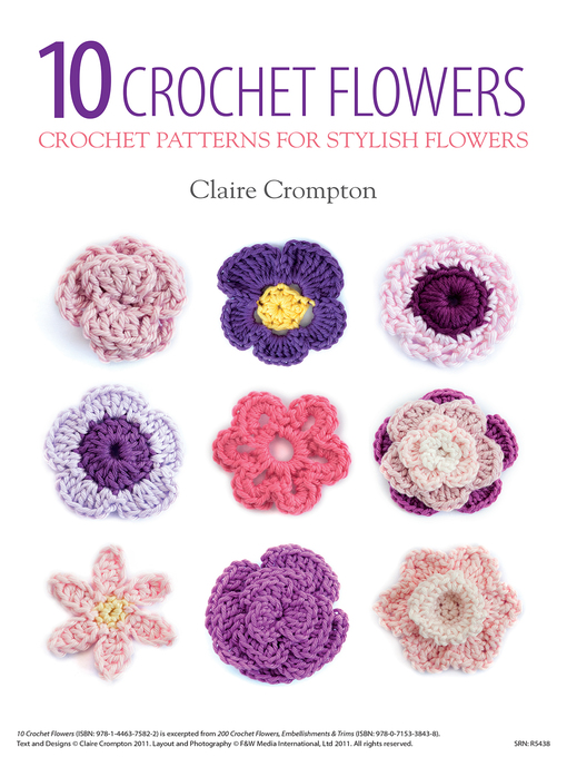 Title details for 10 Crochet Flowers by Claire Crompton - Available